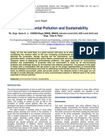 Environmental Pollution and Sustainability