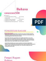 Ragam Bahasa Indonesia