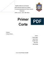 Primer Corte Evaluación