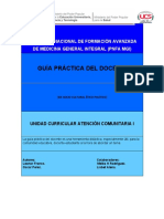 Guia Práctica para El Profesor Atención Comunitaria I