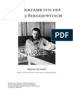 Die Irrfahrten Des Sergei Sergejewitsch Etappe 1 Produktionsfassung