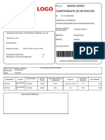 Comprobante retención prestador servicio 2021