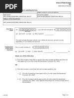 BC RTB-7 Rent Increase Notice Form | PDF | Leasehold Estate | Landlord