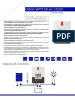 Ficha Técnica Del Regulador MPPT 100V 40A LCD 12 24V