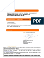 SikaGrout3200 Fatigue Certificate