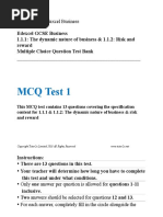 1.1.1 & 1.1.2 MCQ