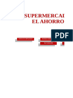 Base de Datos Supermercado El Ahorro