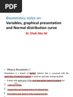 Variables & Data Presentation