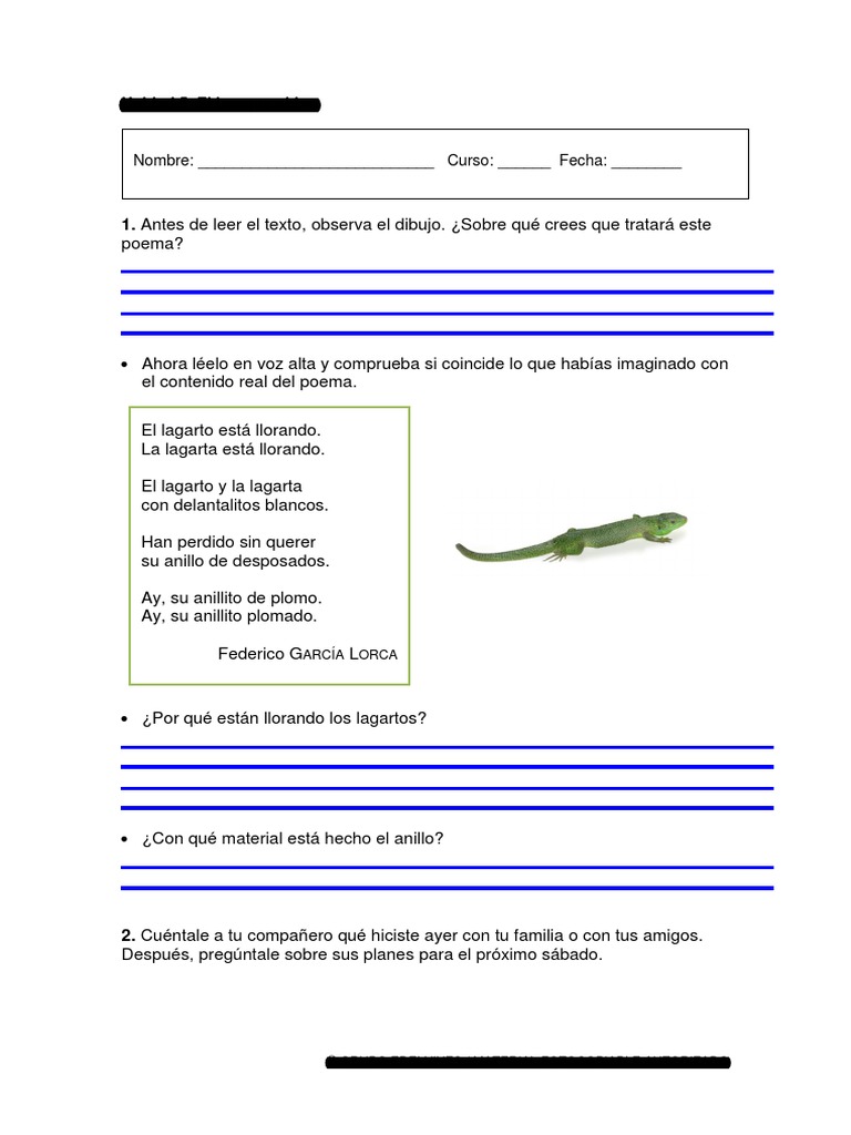 2L U05 Lengua | PDF | Artes del Lenguaje y Comunicación