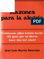 Razones para La Alegria