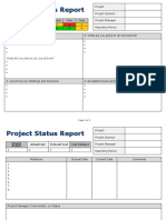 Wellingtone Project Status Report