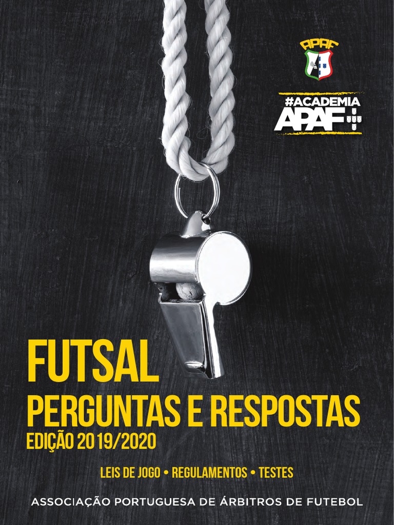 Futsal Perguntas Respostas 2019 2020, PDF, Times