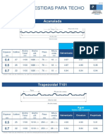 Pesos Teóricos Chapa Techo v1 18