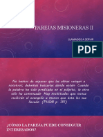 II Capacitación de Parejas Misioneras