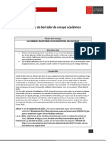 Escritura de Borrador de Ensayo Académico