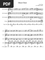 Ghost Choir Sax Sheet Music