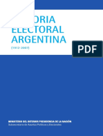 HistoriaElectoralArgentina -1912-2007