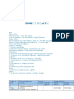 Proiect Didactic