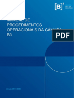 Manual de Procedimentos Operacionais Da Camara B3_20210126