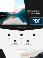 Cópia de Networking Newsletter by Slidesgo
