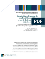 Simulación y obtención de combustibles sintéticos a partir de la pirólisis de residuos plásticos