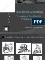 Limadora, Cepilladora y Mortajadora FINAL TEC MEC