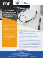 Call For Papers - Eals Human Rights and Rule of Law Journal v2