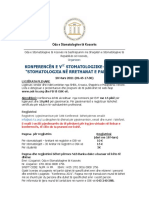 Faqja Informative e Konferences Per Publikim