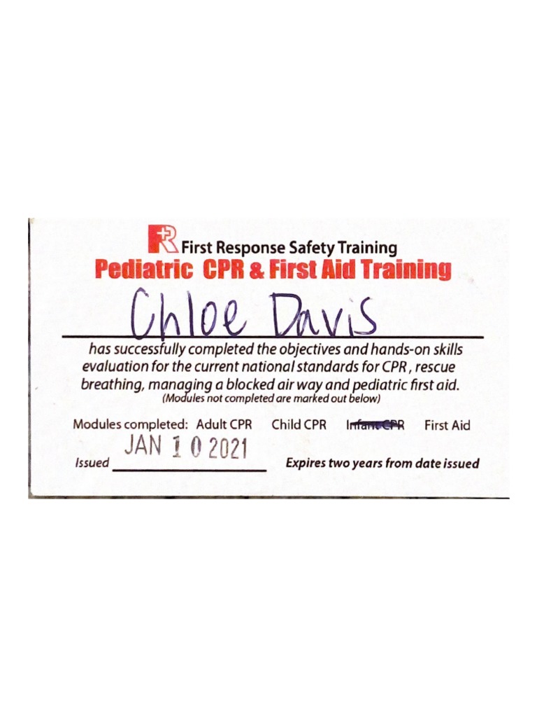 First Response Safety Training – XDAAW