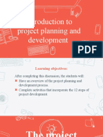 Introduction To Project Planning and Development