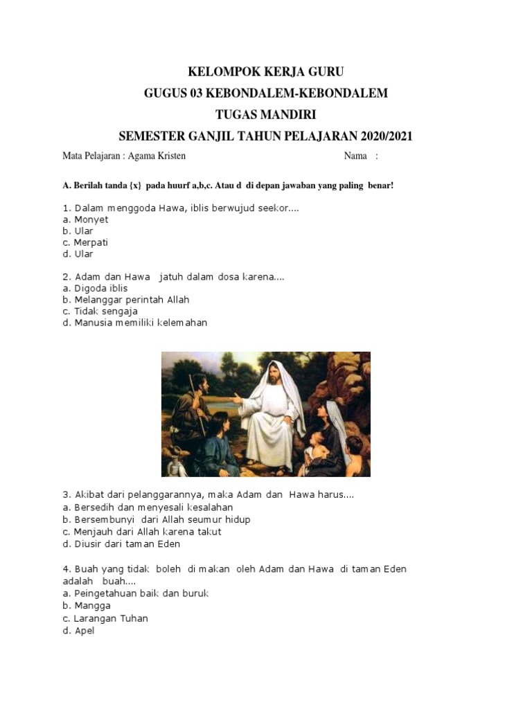 Siapkan Diri Unggul di Mid Semester 1 Agama Kristen Kelas 5: Panduan Lengkap Unduh Soal Latihan Gratis!