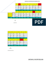 Jadwal Kasir 2021