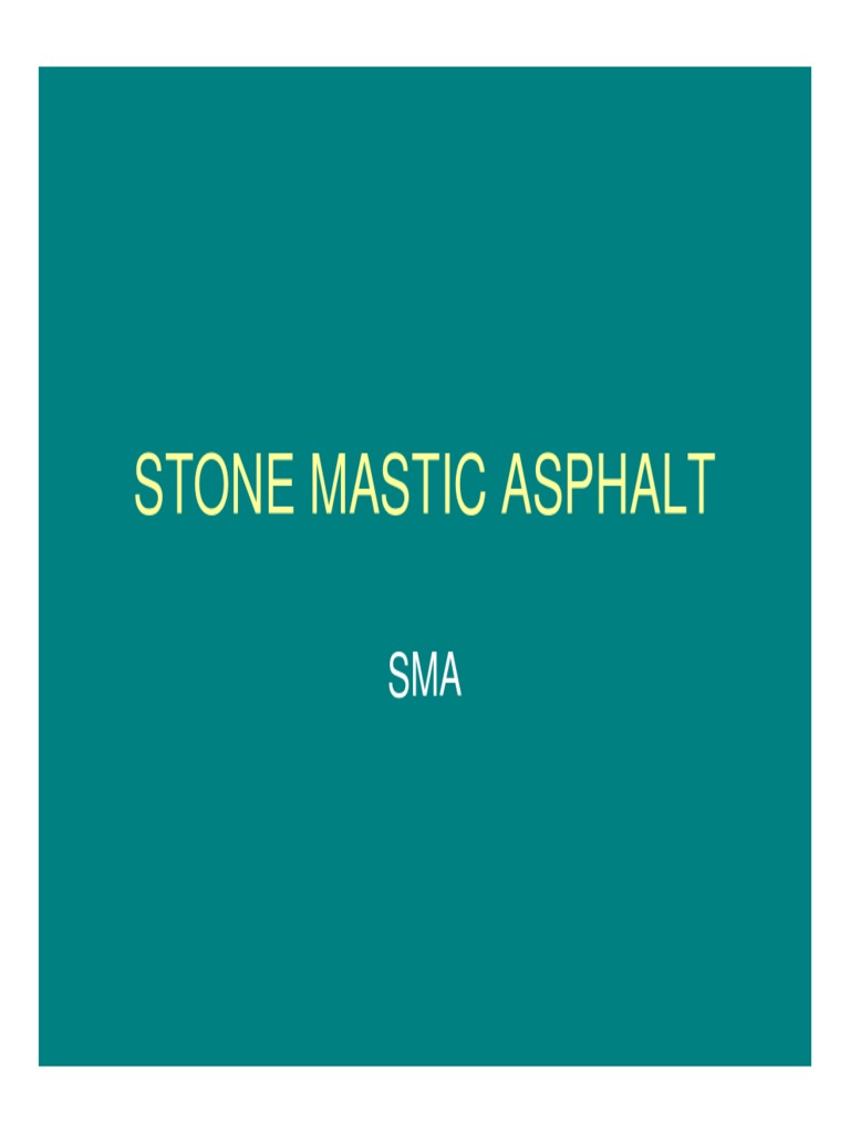 3 STONE MASTIC ASPHALT (Modo de Compatibilidad) PDF Cemento