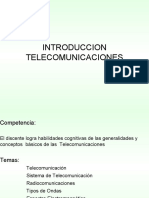 Sesion 1  Introduccion a las Telecomunicaciones