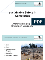 Sustainable Safety in Cemeteries - Andre Van Den Berg
