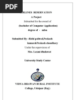 Download Air line reservation Project Report by bhaveshsirvi SN50608672 doc pdf
