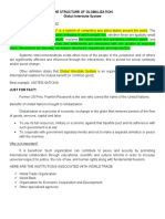 The Structure of Globalization Global Interstate System