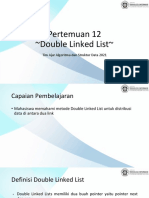 Pertemuan 12 - Double Linked List