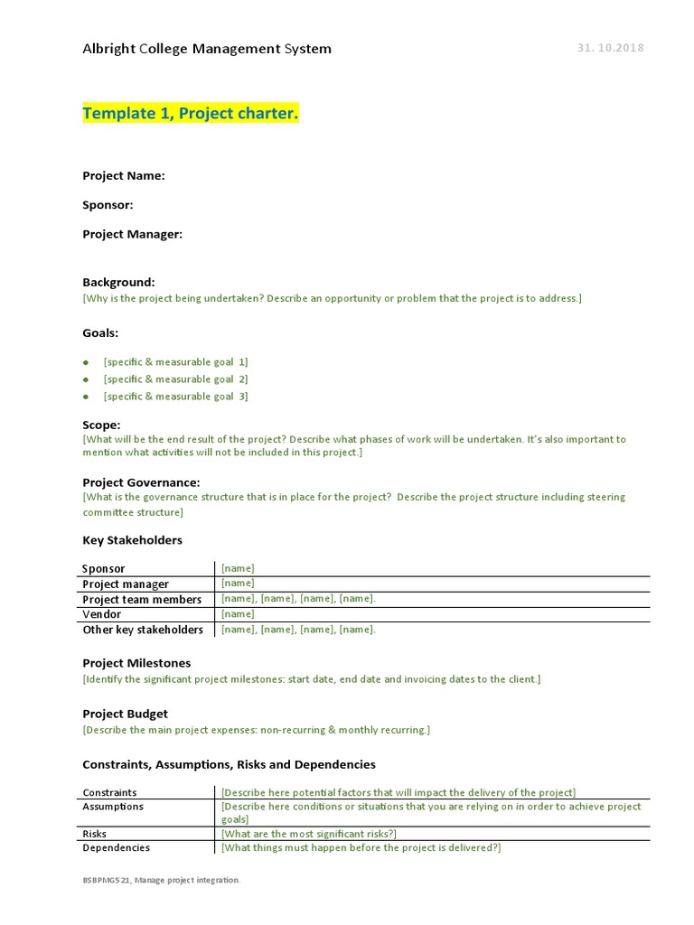 Project Management Templates Overview | PDF | Project Management | Business
