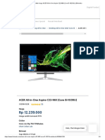 Daftar Harga ACER All-in-One Aspire C22-960 (Core I5-10210u) - Bhinneka