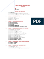 Daftar Dokumen Akreditasi Kalk