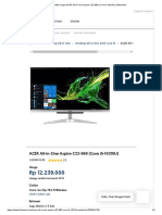 Daftar Harga ACER All-in-One Aspire C22-960 (Core I5-10210u) - Bhinneka