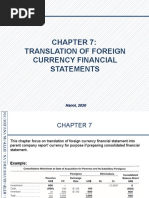 Chapter 7.translation of Foreign Currency Financial Statement