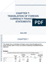 Chapter 7.translation of Foreign Currency Financial Statement