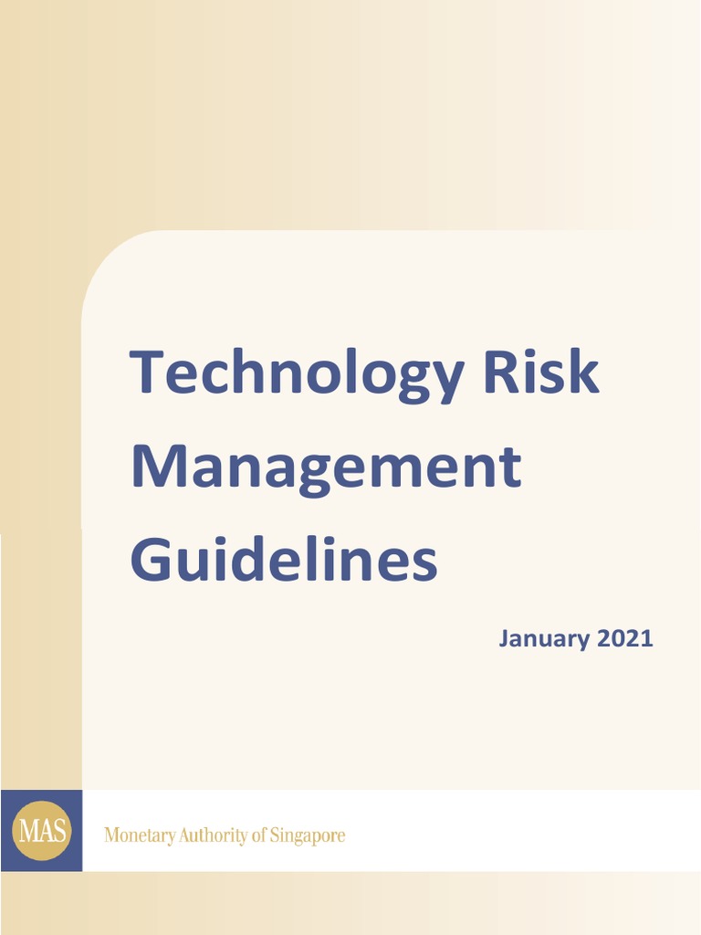 MAS Technology Risk Management 2021 | PDF | Software Testing | Computer ...