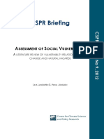 CSPR Briefing: Ssessment of Ocial Ulnerability