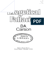 Donald A. Carson - Exegetical Fallacies-Baker Book House (1984)