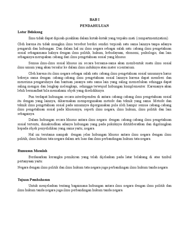 Makalah Ilmu Negara Doc