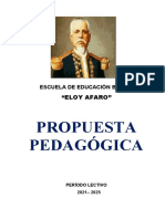 CORREGIDA - Propuesta Pedagogica IE Eloy Afaro 2021 2025.ramón Vinicio Laz