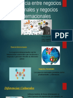 Diferencia Entre Negocios Nacionales y Negocios Internacionales